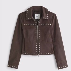 Abercrombie & Fitch Vegan Suede Jacket